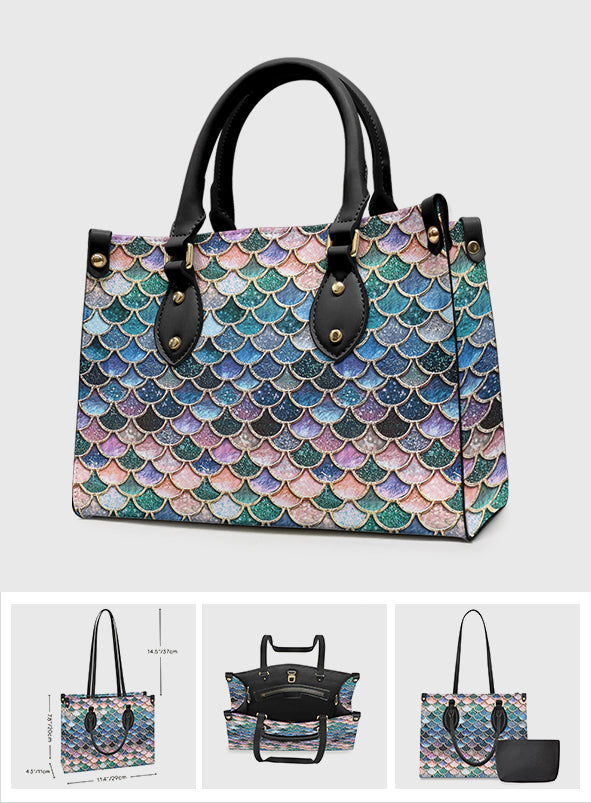 Mermaid Scales - Mermaid Leather Handbag