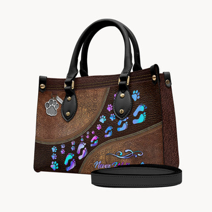 Never Walk Alone - Dog Leather Handbag