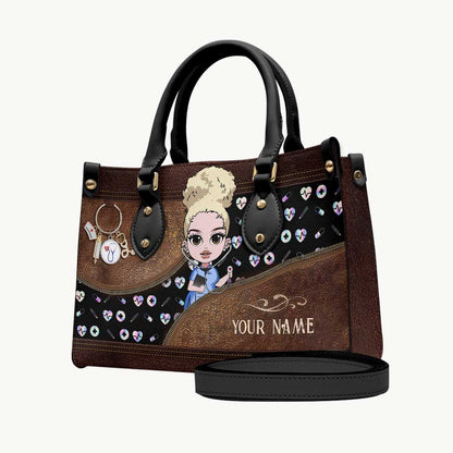 Nurse Life - Personalized Nurse Leather Handbag
