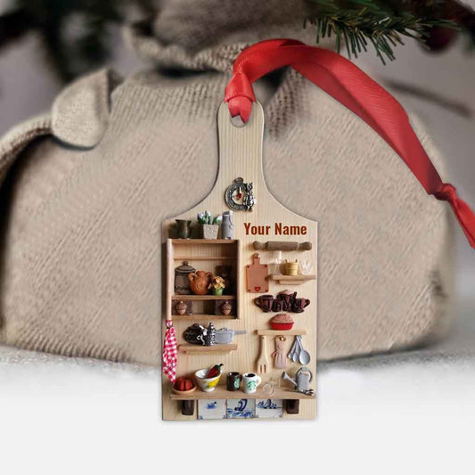 Baking Tools - Personalized Christmas Ornament With 3D Pattern Print (Printed On Both Sides)