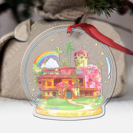 Madrigal Casita Terrarium - Christmas Mouse Transparent Ornament