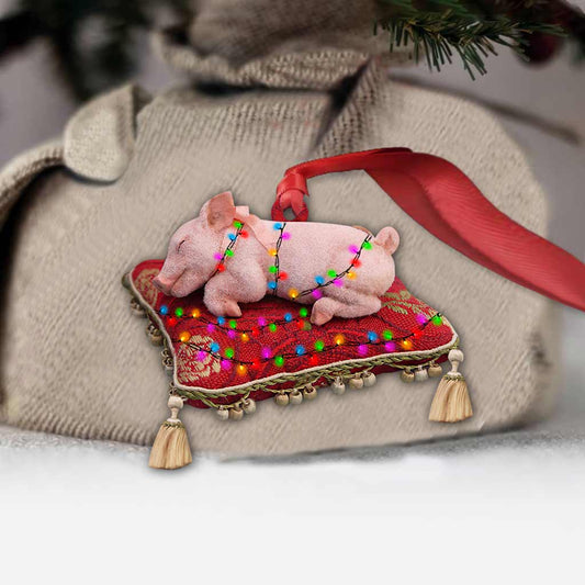 All I Want For Christmas - Christmas Farmer Ornament (Printed On Both Sides) With 3D Pattern Print