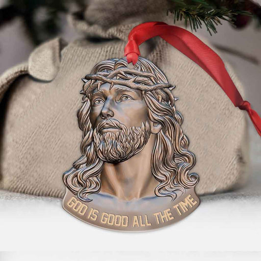 God Is Good - Christmas Christian Ornament (Printed On Both Sides)
