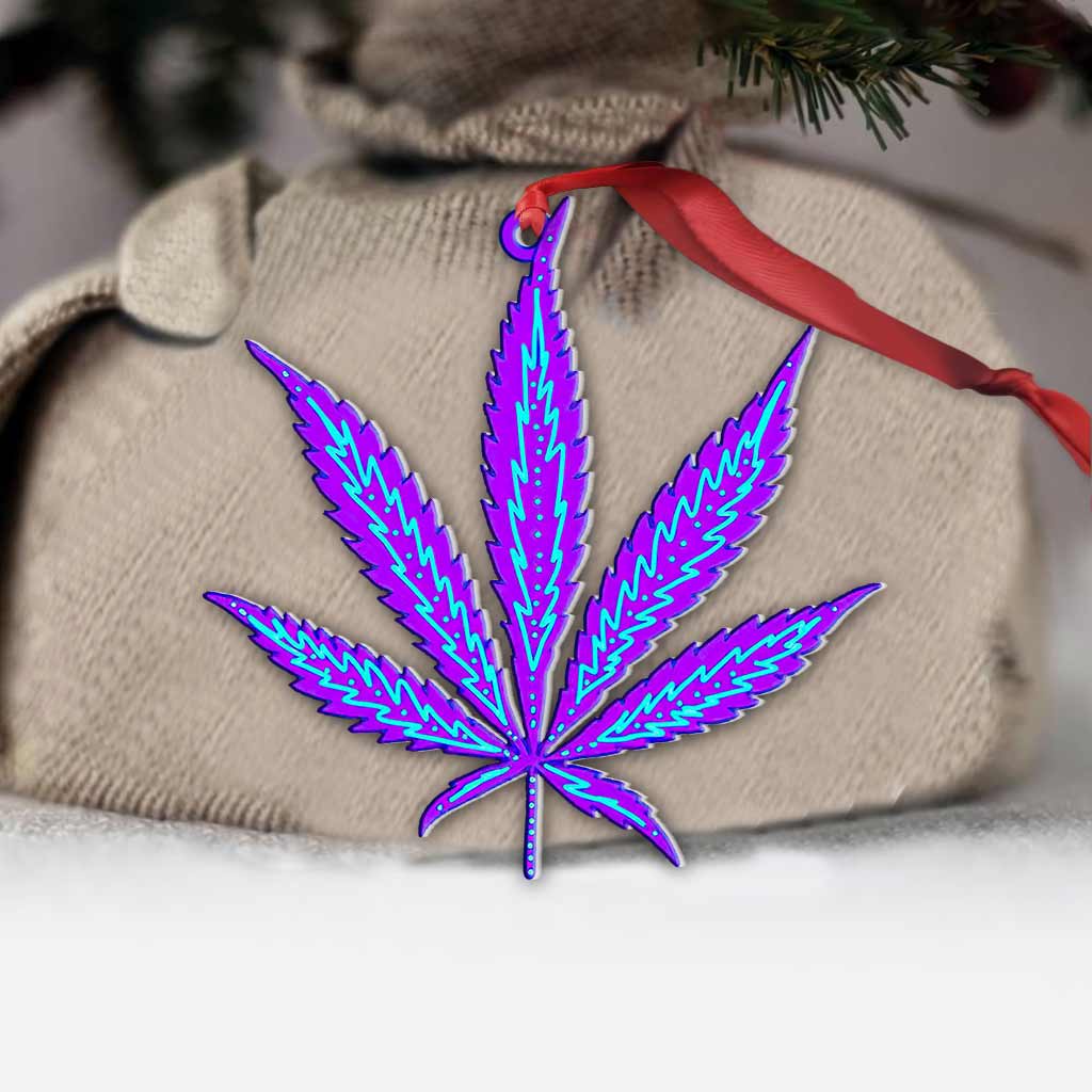It's 4 20 Somewhere - Christmas Weed Ornament (Printed On Both Sides)