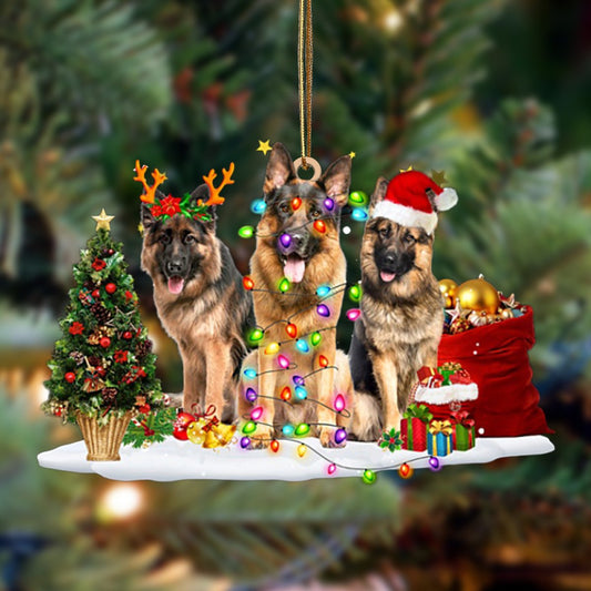 German Shepherd German Shepherd - Dog Ornament (Printed On Both Sides) 1022