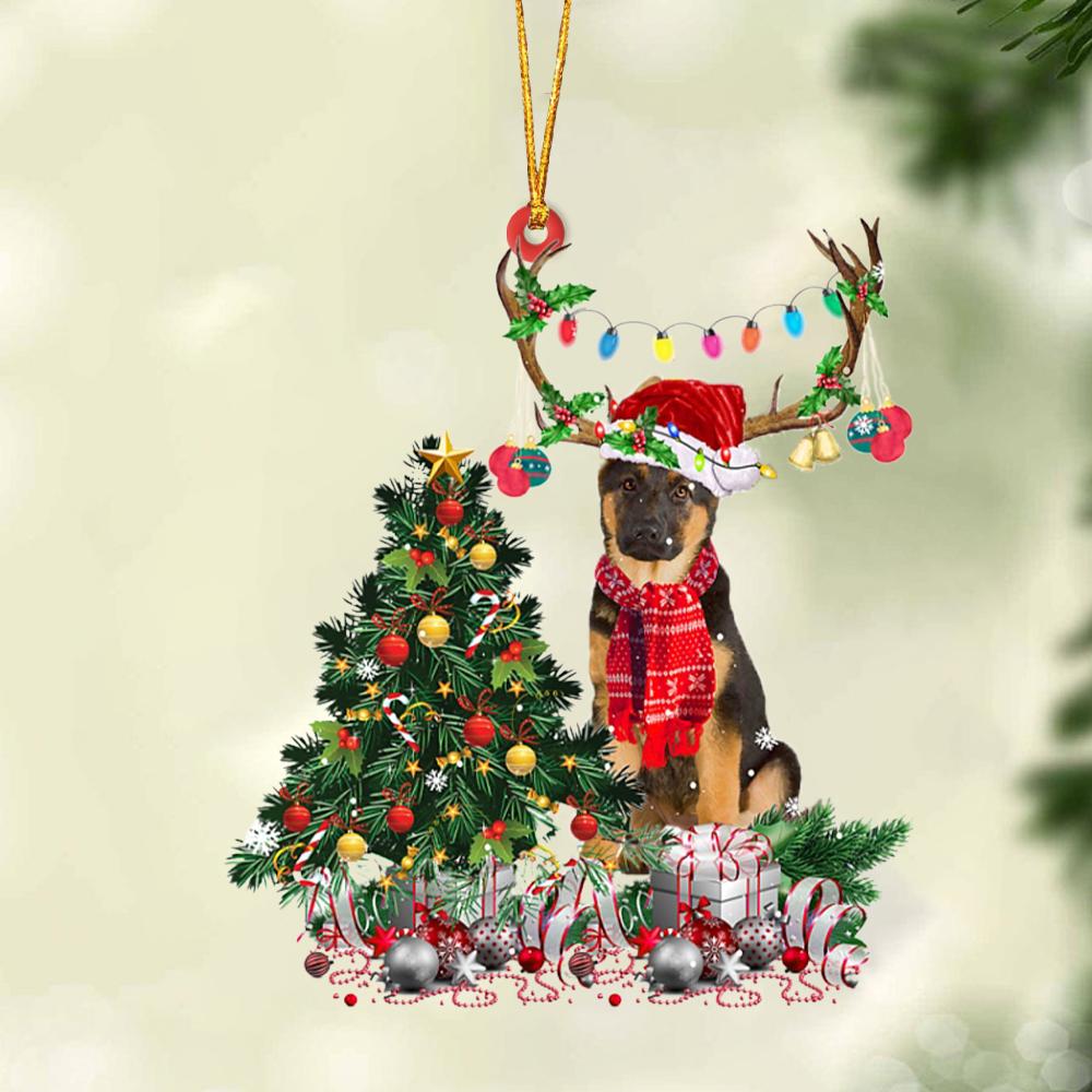 German Shepherd Christmas Tree German Shepherd - Dog Ornament (Printed On Both Sides) 1022