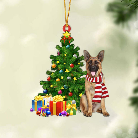 German Shepherd Christmas Tree German Shepherd - Dog Ornament (Printed On Both Sides) 1022