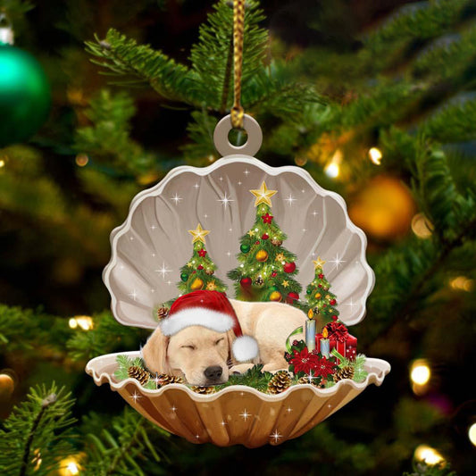 Sleeping Labrador Labrador - Retriever Ornament (Printed On Both Sides) 1022