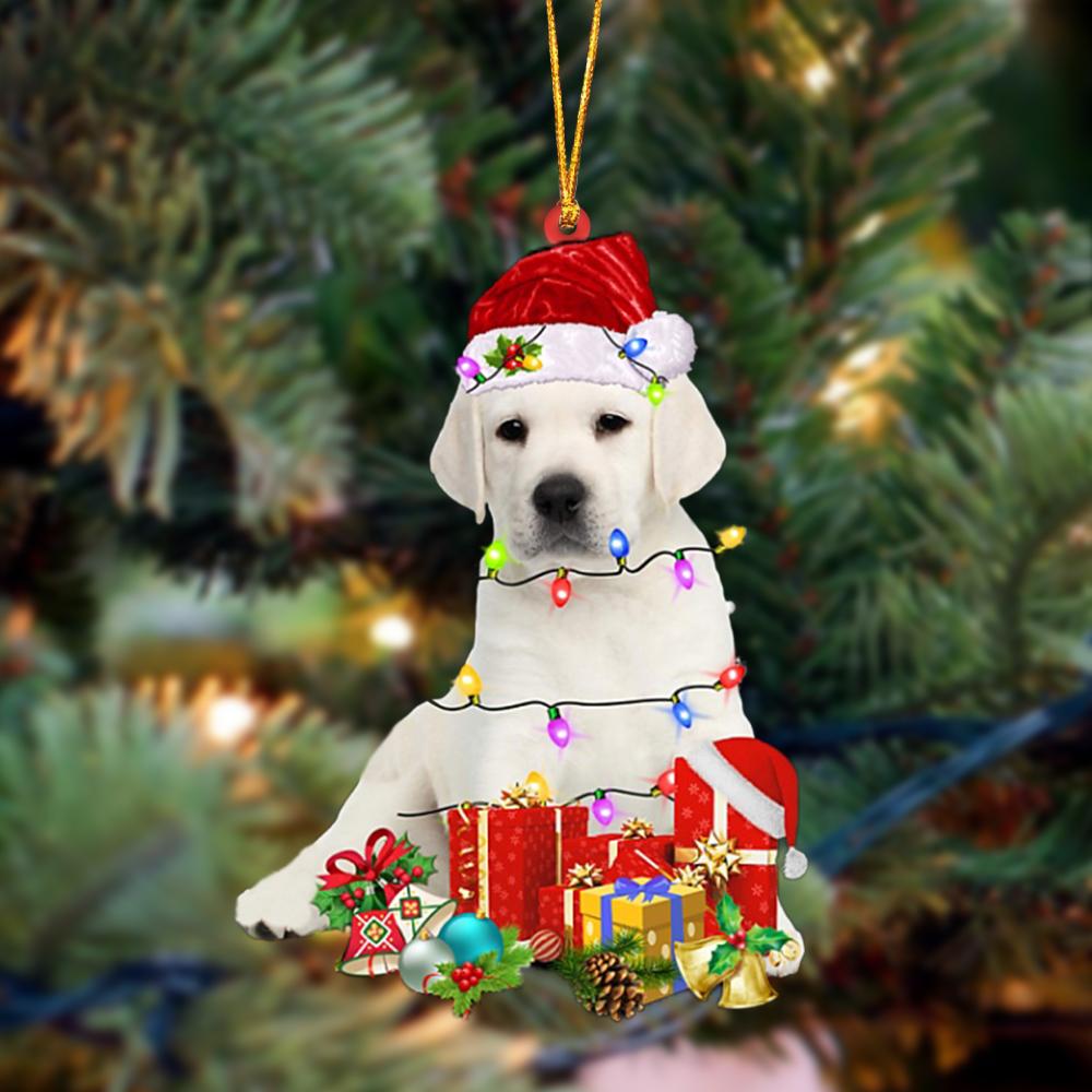 Labrador Puppy Labrador - Retriever Ornament (Printed On Both Sides) 1022