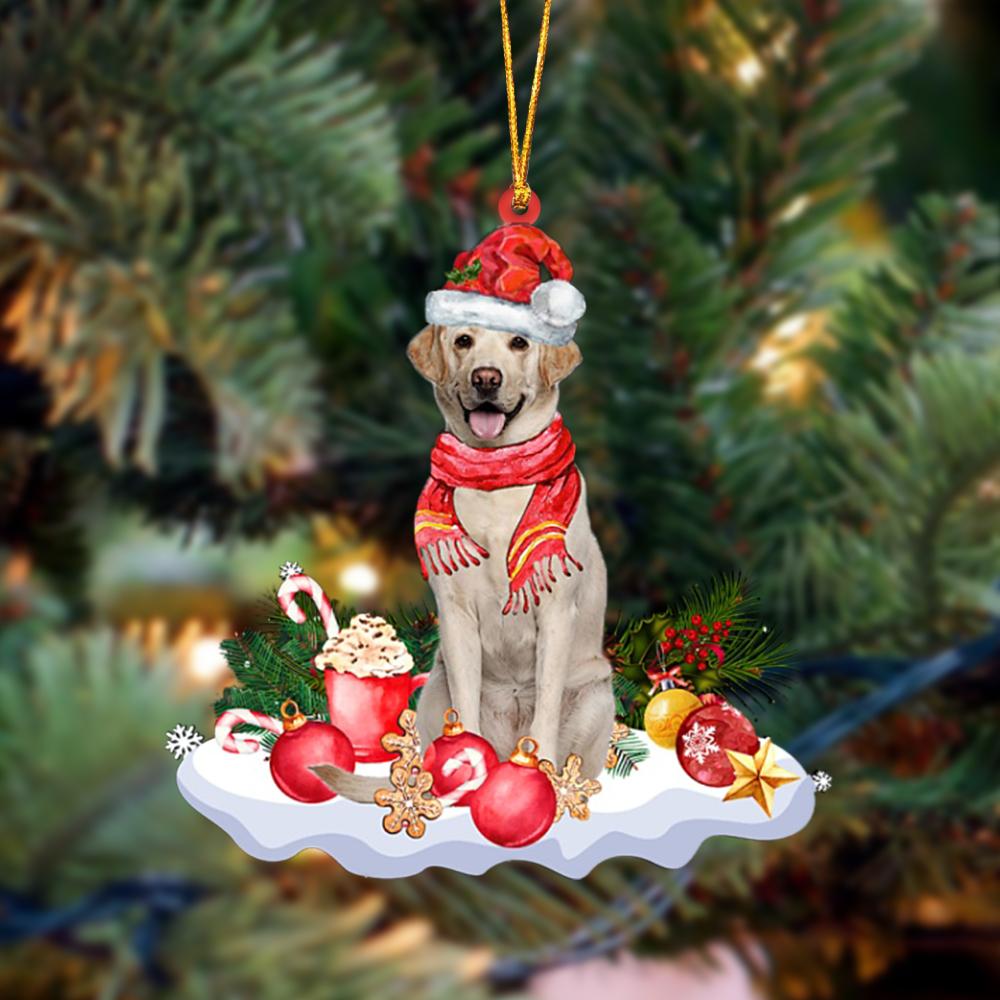Labrador Retriever Cocoa Labrador - Retriever Ornament (Printed On Both Sides) 1022