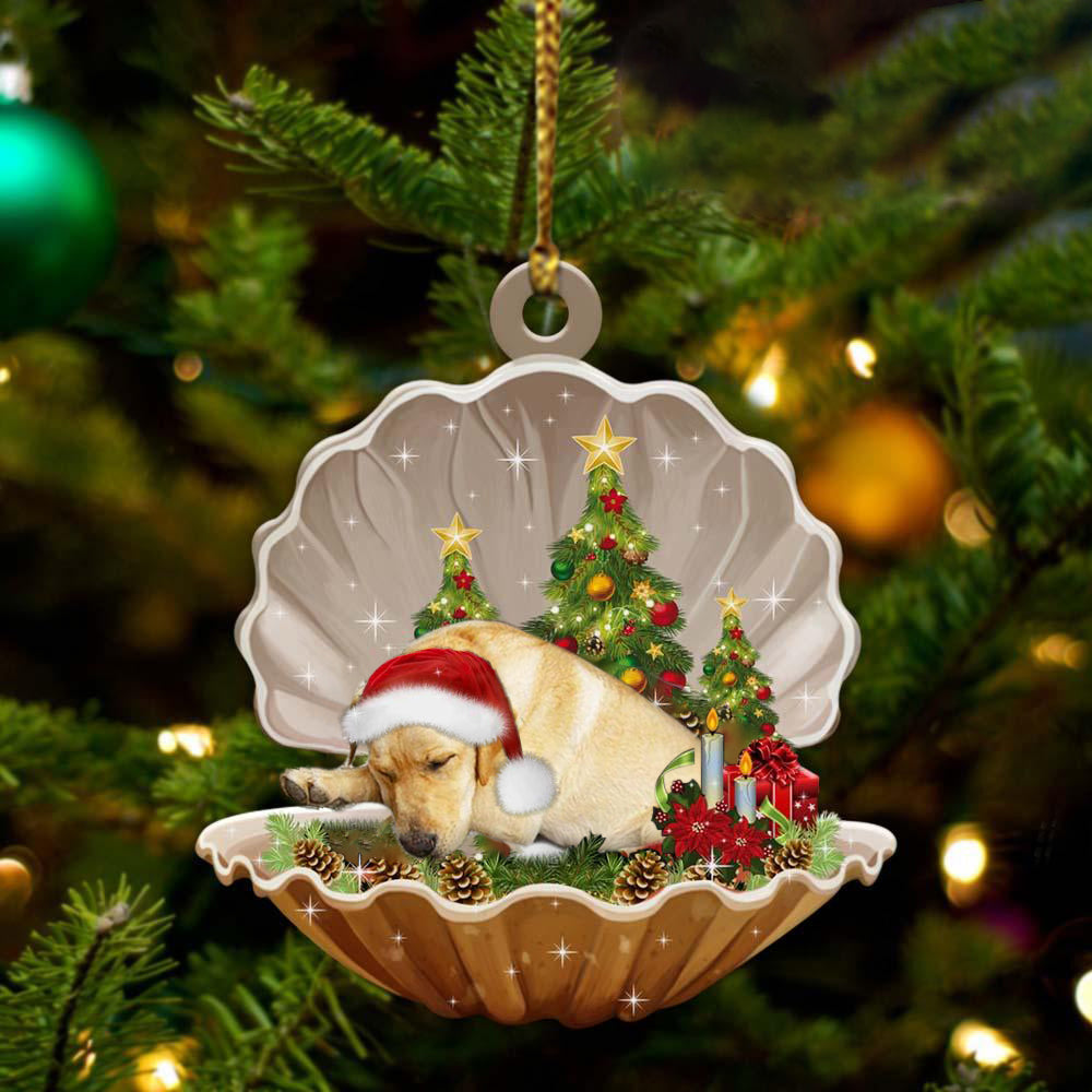 Sleeping Labrador Labrador - Retriever Ornament (Printed On Both Sides) 1022